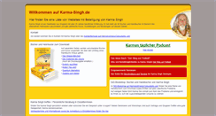 Desktop Screenshot of karmasingh.de